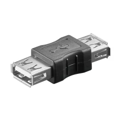 Luxorparts USB-adapter skarv USB-A hona till USB-A hona