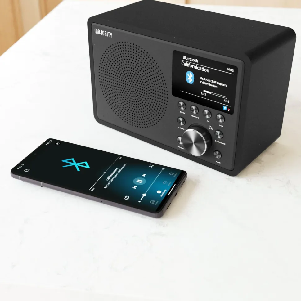 Majority Touro Internet Radio med Wifi och AM/FM