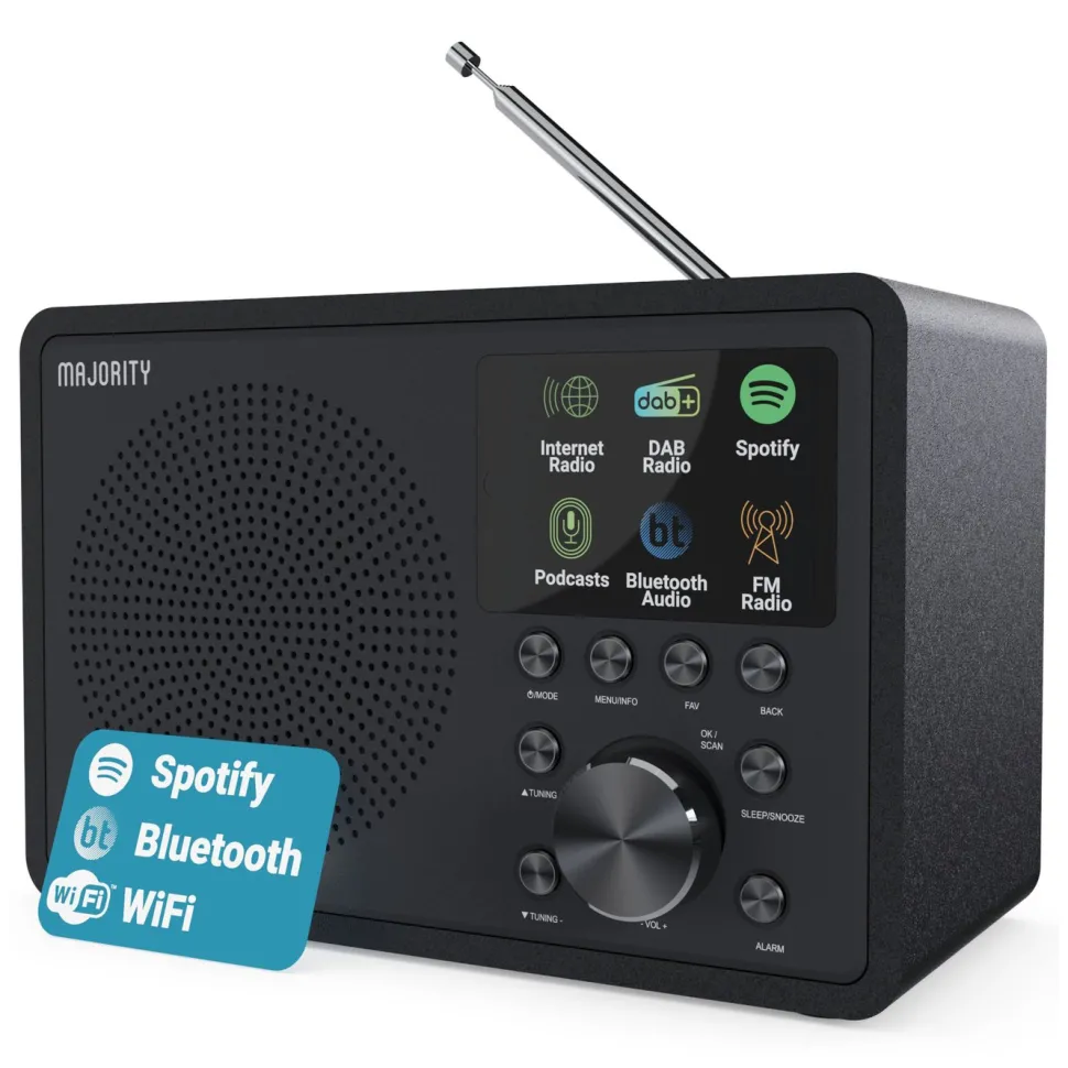 Majority Touro Internet Radio med Wifi och AM/FM