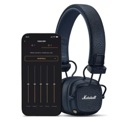 Marshall Major V trådlösa on-ear-hörlurar Midnight Blue