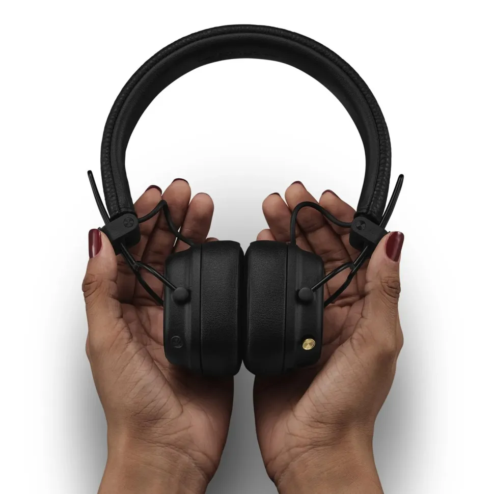 Marshall Major V trådlösa on-ear-hörlurar Black
