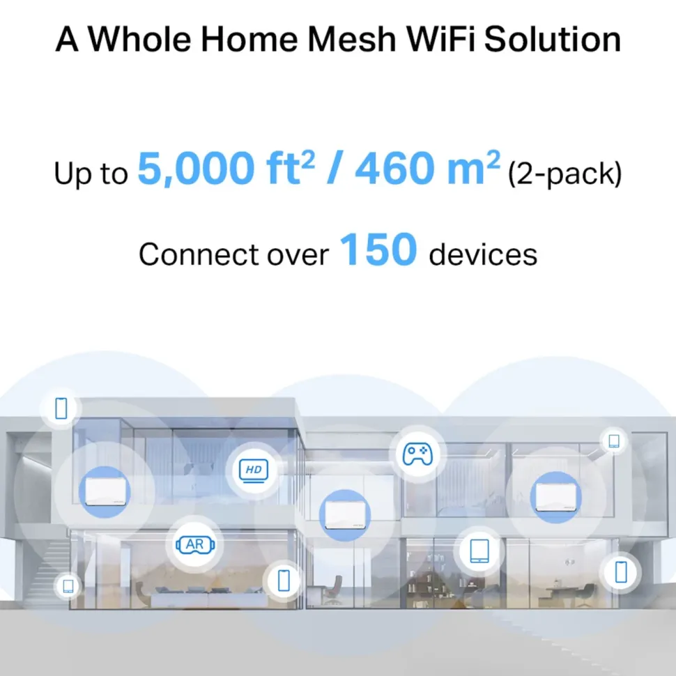Mercusys Halo H27BE Mesh Wi-Fi 7 2-pack