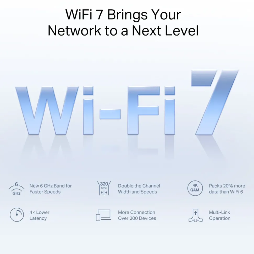 Mercusys Halo H47BE Mesh Wifi 7-system 2-pack