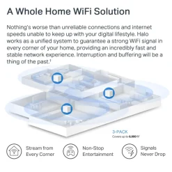 Mercusys Halo H60X Mesh Wifi 6-system 3-pack