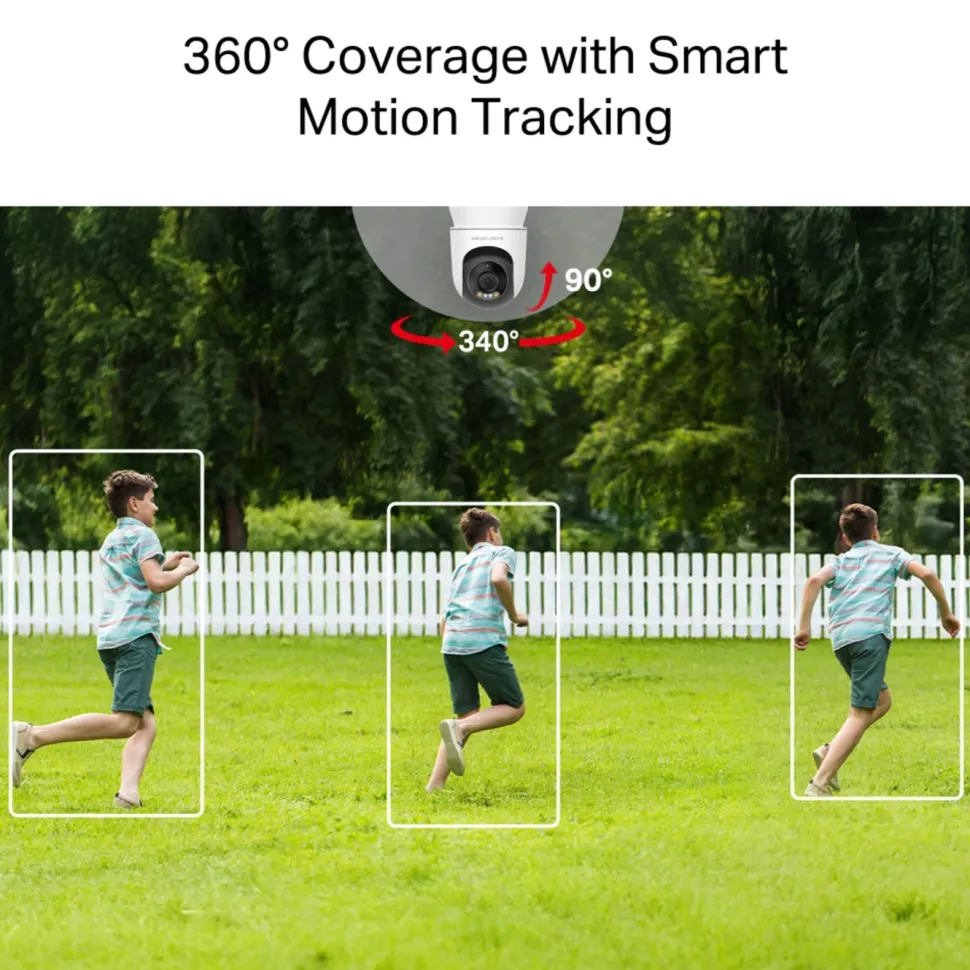 Mercusys MC510 – Outdoor Pan/Tilt Security Wi-Fi Övervakningskamera