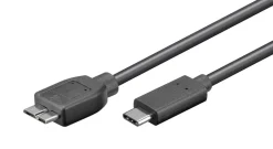 Micro-USB till USB-C 0,6 m