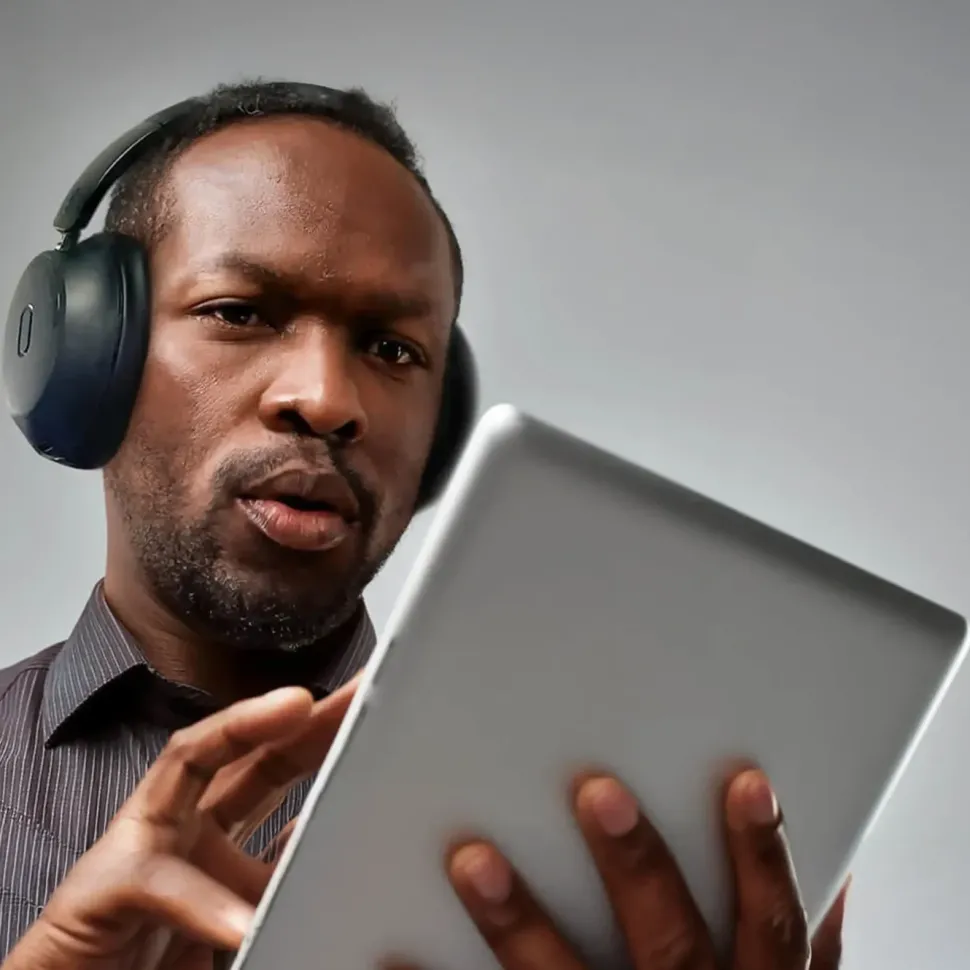 MIXX StreamQ Surround TV Trådlösa hörlurar