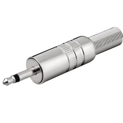 3,5 mm-kontakt i metall Hane Mono