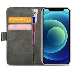 Mobilize Classic Gelly Wallet Book Case – Mobilskal för iPhone 12 mini Svart