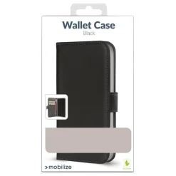 Mobilize Classic Gelly Wallet Book Case – Mobilskal för iPhone 15 Plus Svart
