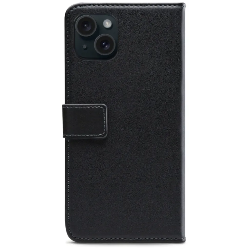 Mobilize Classic Gelly Wallet Book Case – Mobilskal för iPhone 15 Plus Svart