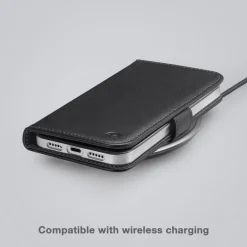Mobilize Classic Gelly Wallet Book Case – Mobilskal för iPhone 16 Pro Max Svart