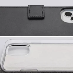Mobilize Classic Gelly Wallet Book Case – Mobilskal för iPhone 15 Pro Svart