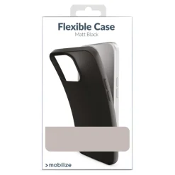 Mobilize Rubber Gelly Case – Mobilskal för iPhone 15 Pro Max Svart