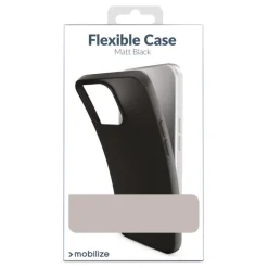 Mobilize Rubber Gelly Case – Mobilskal för iPhone 16 Pro Max Svart
