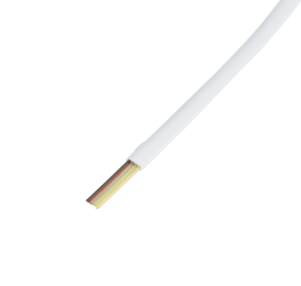 Modulkabel vit - 4 ledare