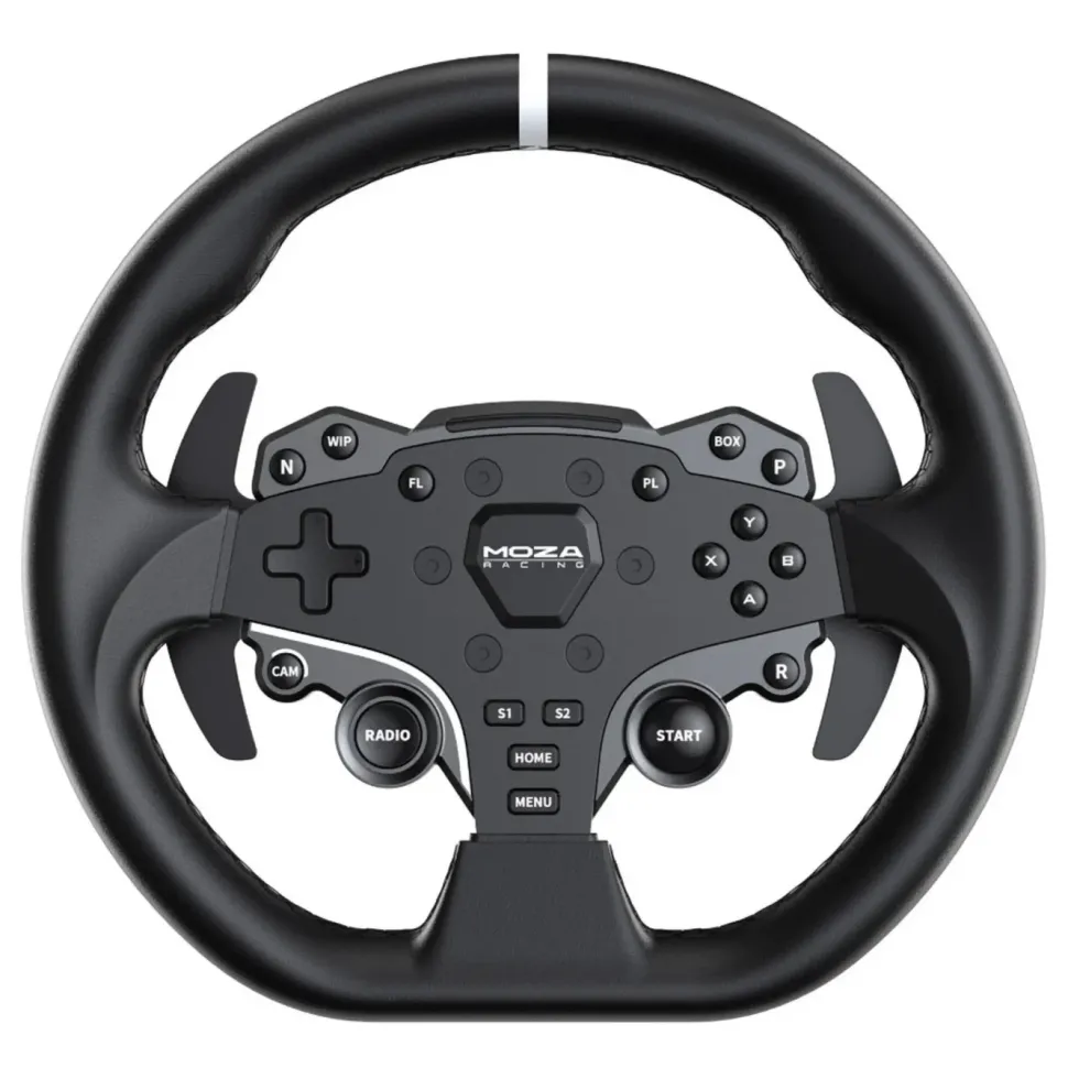 MOZA Racing R5 racingsimulator med ratt och pedaler