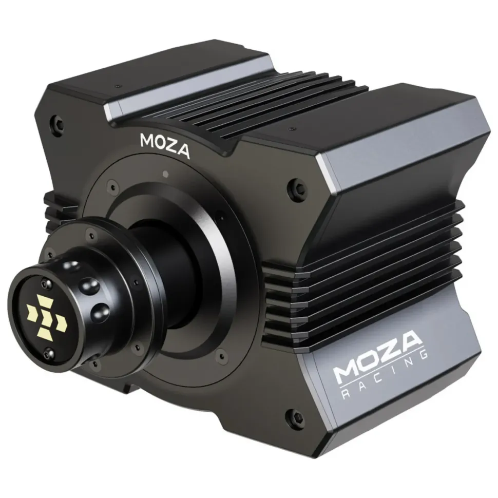 MOZA Racing R5 racingsimulator med ratt och pedaler