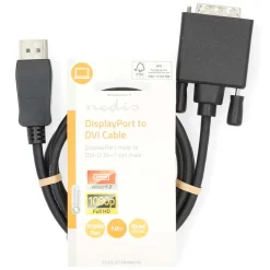 Nedis Displayport till DVI-kabel 1m