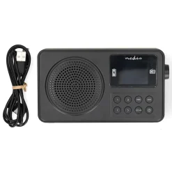 Nedis Portabel FM-radio med Bluetooth