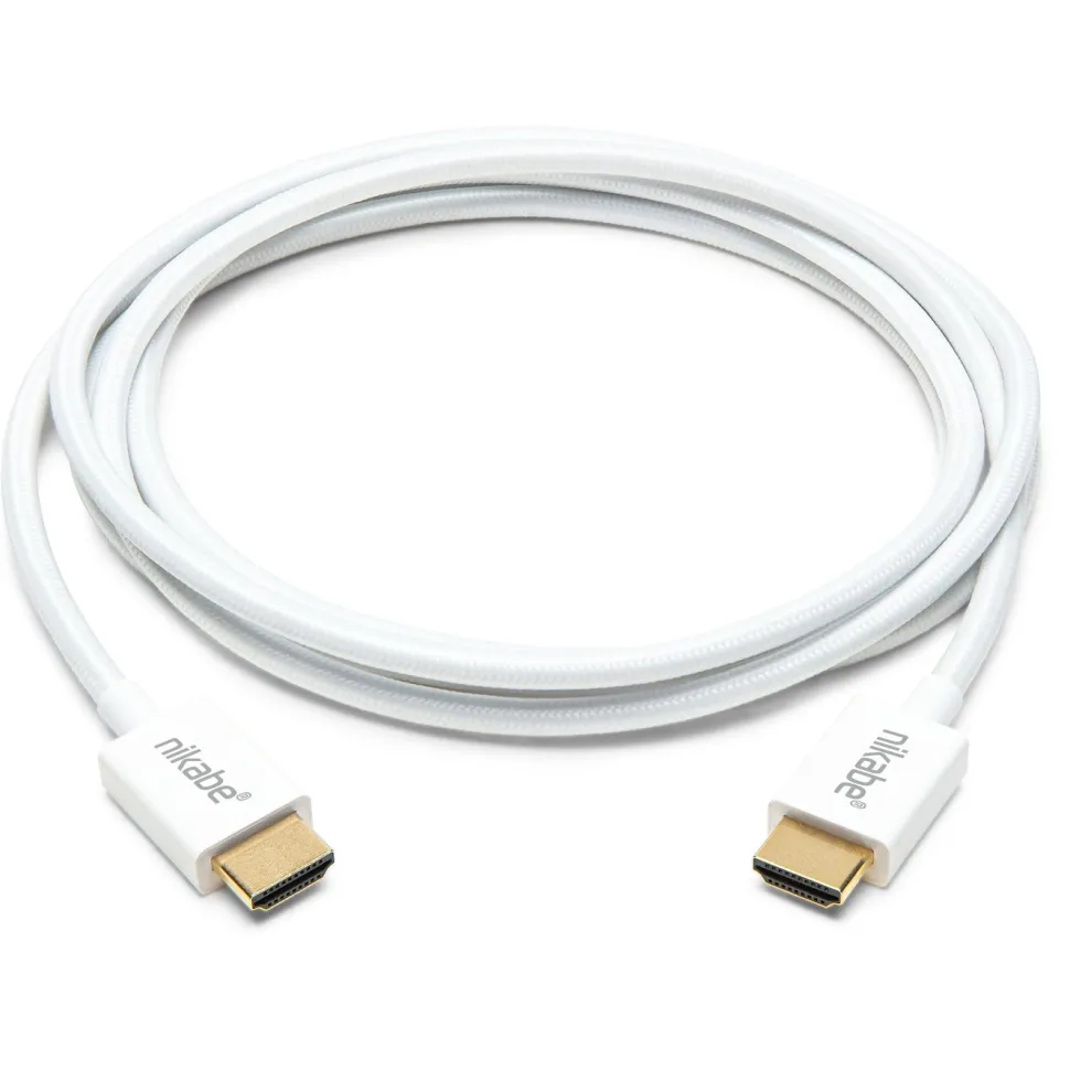 Nikabe Ultra Slim HDMI-kabel med 8K-stöd Vit 2 m