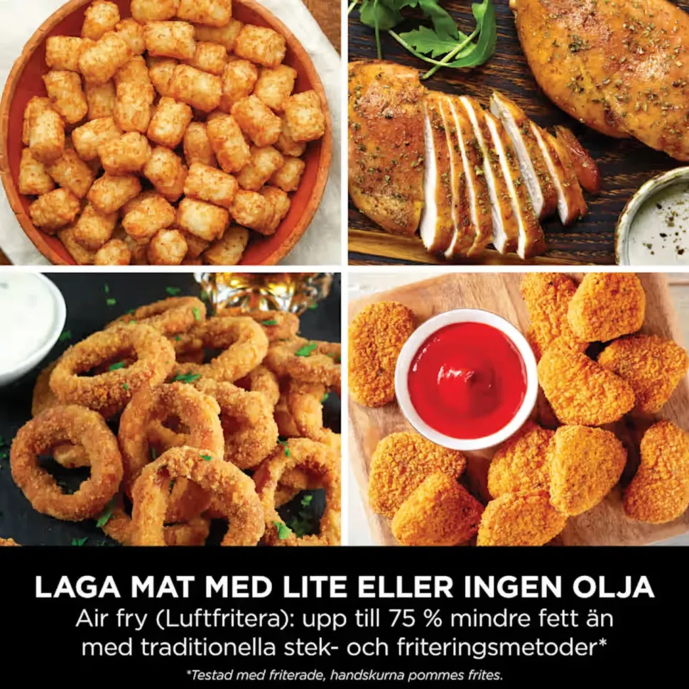 Ninja Stacked Dual Zone varmluftsfritös 7,6 L