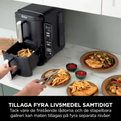 Ninja Stacked Dual Zone varmluftsfritös 7,6 L