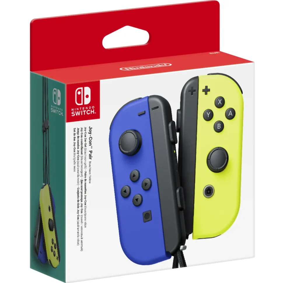 Nintendo Joy-Con Pair Handkontroller Blå/gul