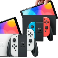 Nintendo Switch (OLED) Spelkonsol 7” Röd/Blå