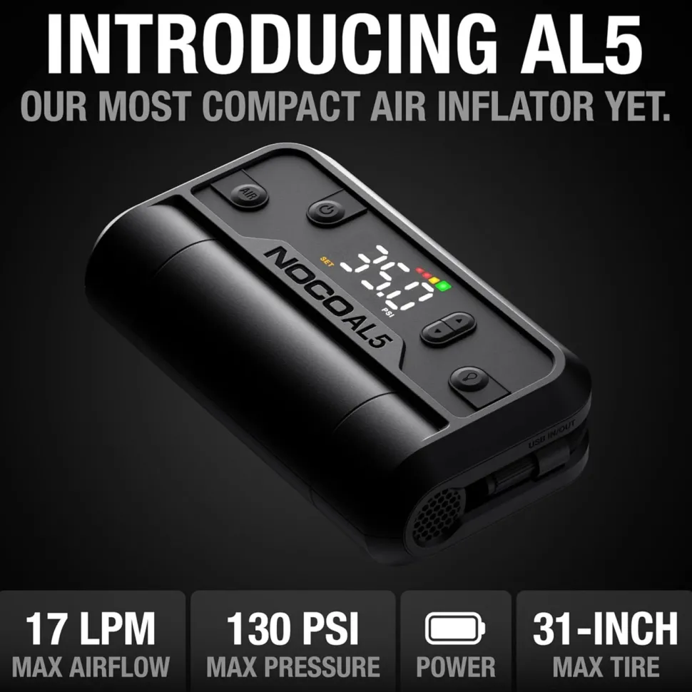 Noco Air AL5 portabel luftkompressor med powerbank