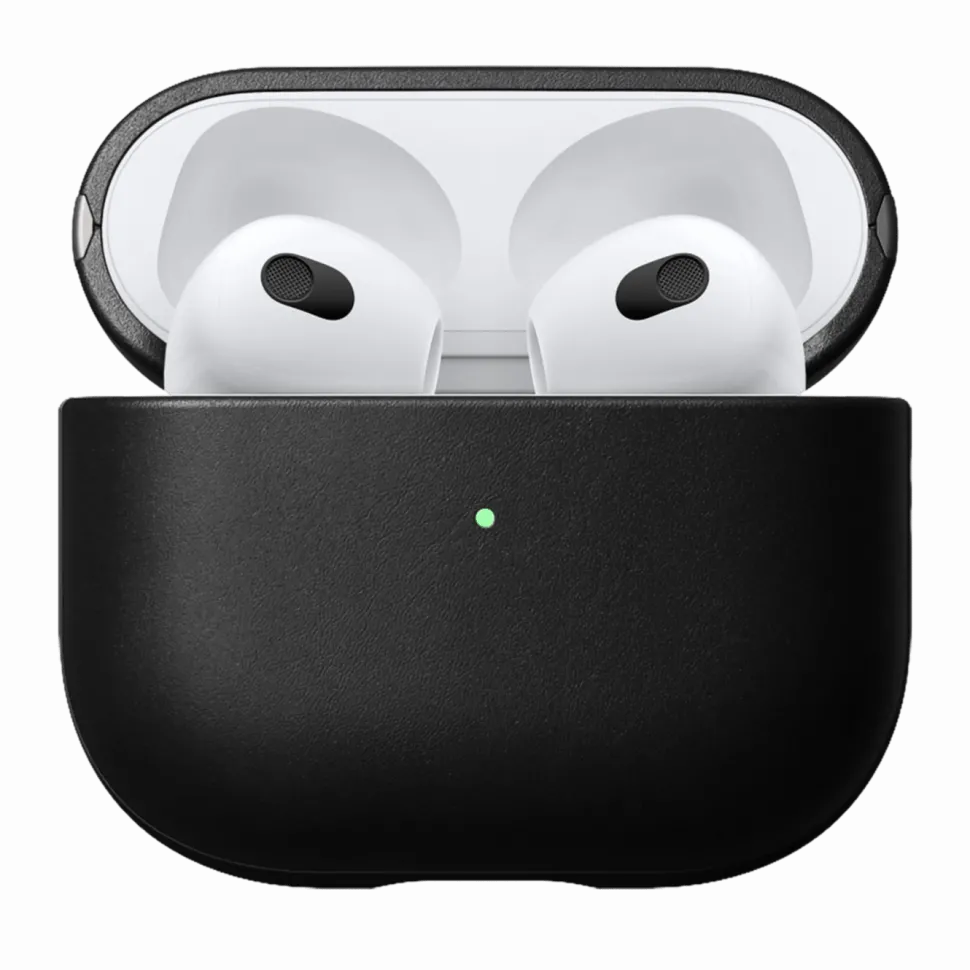 Nomad Modern Leather Case för AirPods Series 3 (2021) Svart