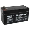 Nordmax Blyackumulator 12 V 1,2 Ah