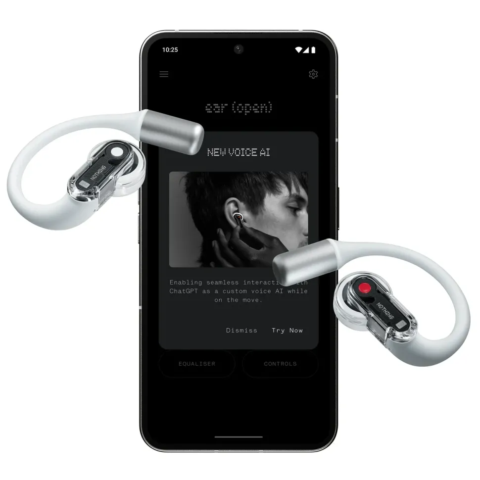 Nothing Ear (open) trådlösa hörlurar Vit