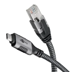 Nätverkskabel med USB-anslutning USB-C 1 m