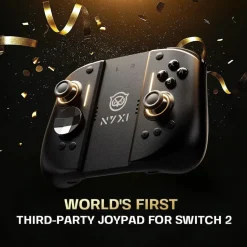 NYXI Hyperion 3 trådlös JoyPad för Nintendo Switch 2 Svart