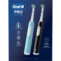 Oral-B Pro 1 DUO Eltandborste 2-pack