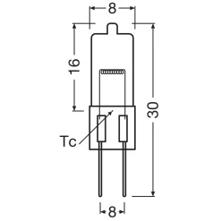 Osram Halostar Oven ugnslampa G4 10 W 2-pack