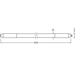 Osram LED-Lysrör T5 (G5) 900 lm