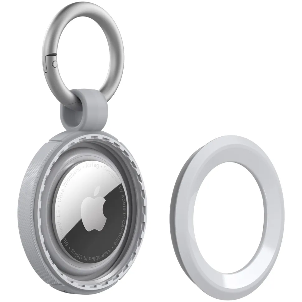 Otterbox AirTag Rugged Case nyckelring Vit