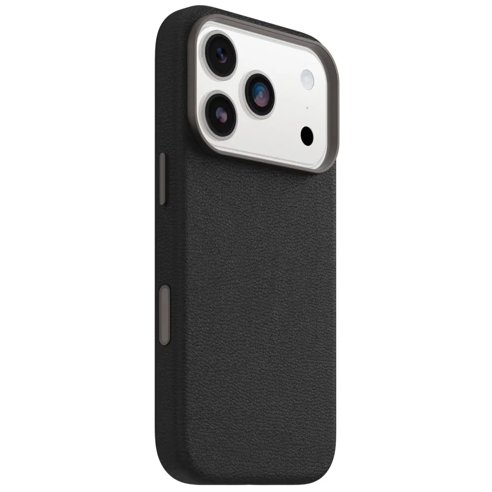 Otterbox Symmetry Cactus Leather Magsafe för iPhone 17 Pro Svart