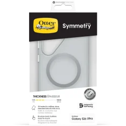 Otterbox Symmetry Clear Magnets-skal till Galaxy S26 Ultra Transparent