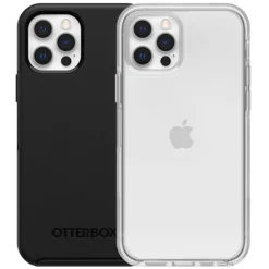 Otterbox Symmetry Tåligt skal för iPhone 12 och 12 Pro Svart
