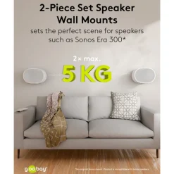 2-pack Högtalarfäste för Sonos Era 300 Vit