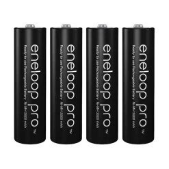 Panasonic Eneloop Pro Laddningsbara AA-batterier 2500 mAh 4-pack