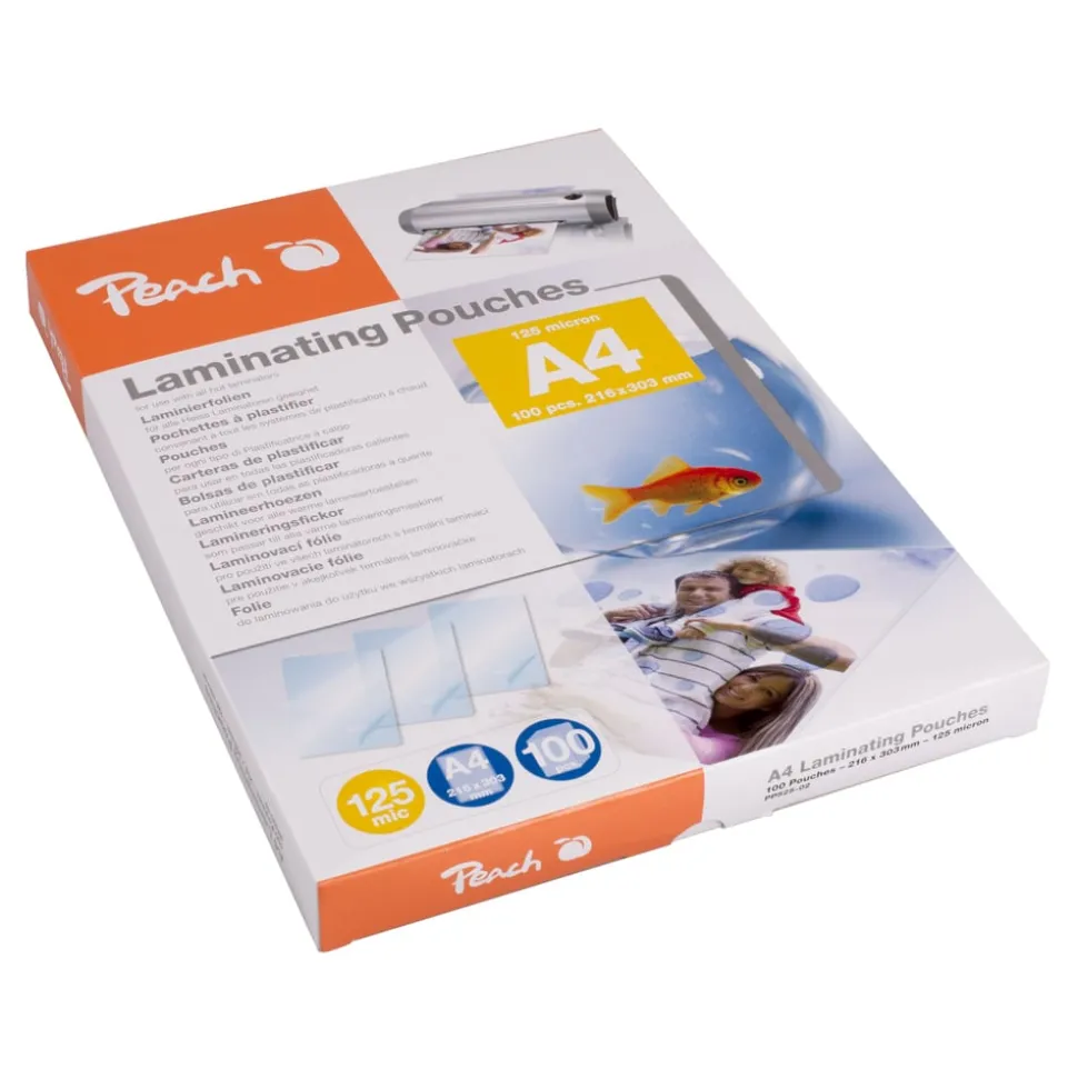 Peach Lamineringsfickor A4 100 st