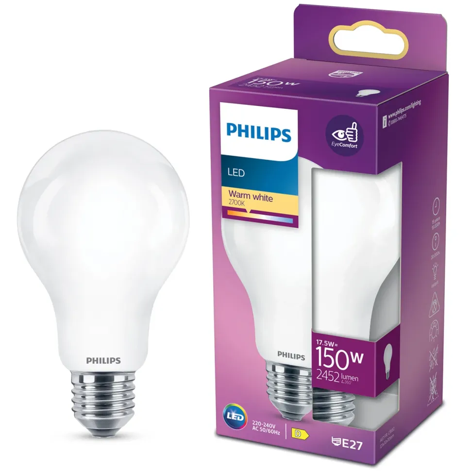 Philips Globlampa LED E27 2452 lm