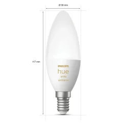 Philips Hue Ambiance Smart LED-lampa E14 470 lm 1-pack