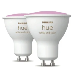 Philips Hue Color Ambiance Smart LED-lampa GU10 350 lm 2-pack