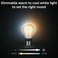 Philips Hue Filament A60 E27 Smart LED-lampa 550 lm