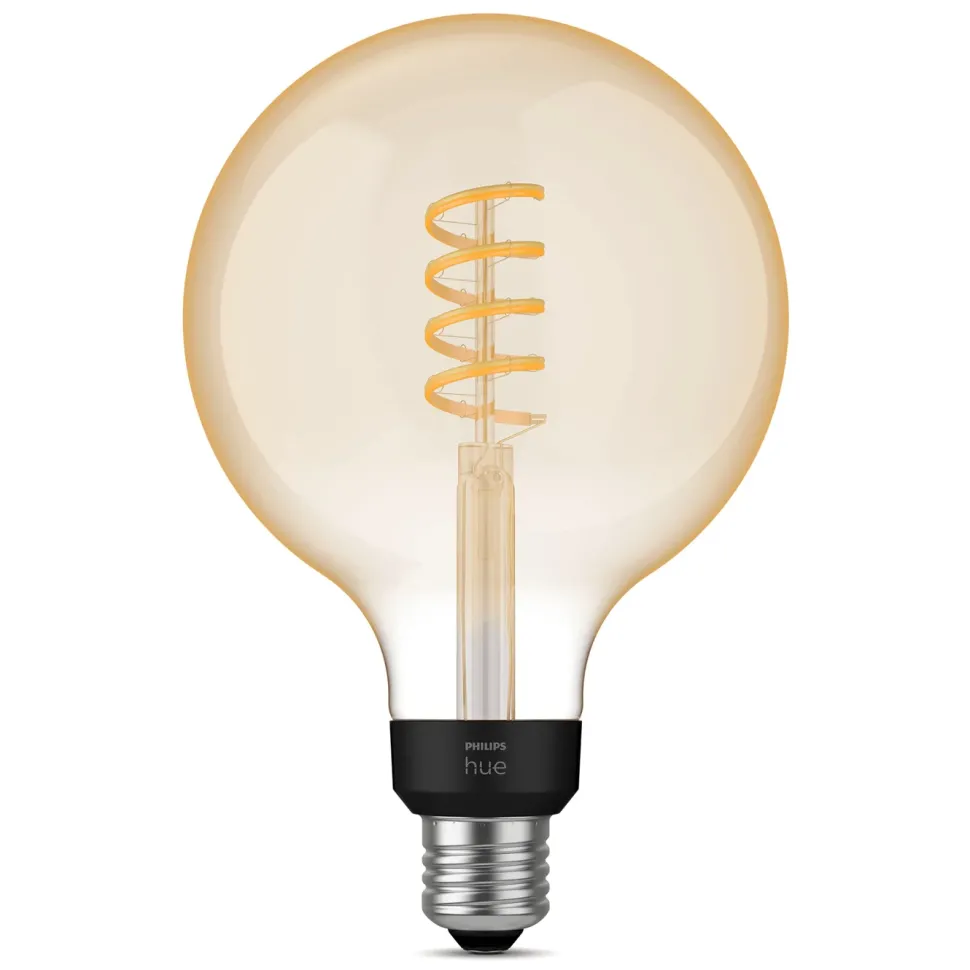 Philips Hue Filament G125 E27 Smart LED-lampa 550 lm